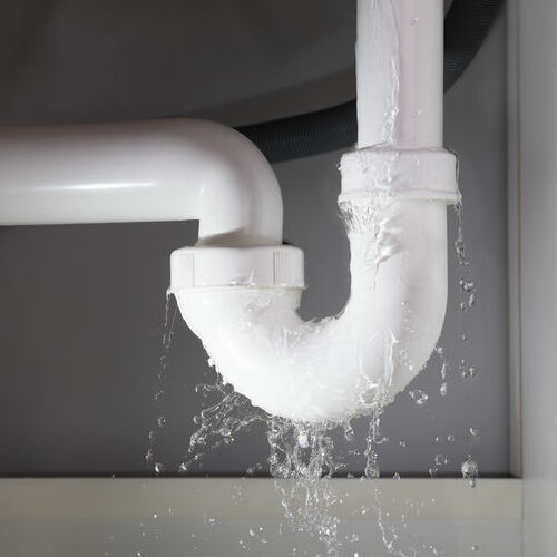A dripping pipe