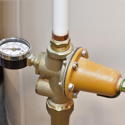A water pressure regulator